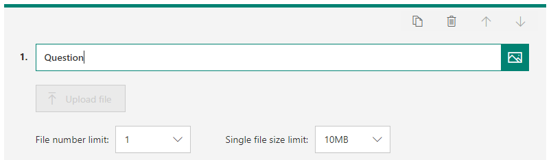 Microsoft Forms - File Upload field