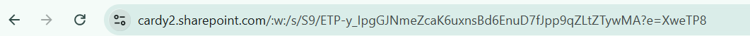sharing link format